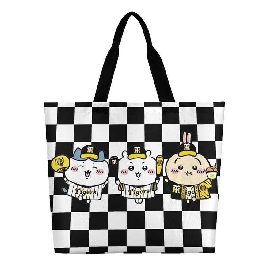 Amazon.co.jp: ちいかわ[阪神タイガース] エコバッグ 折りたたみ